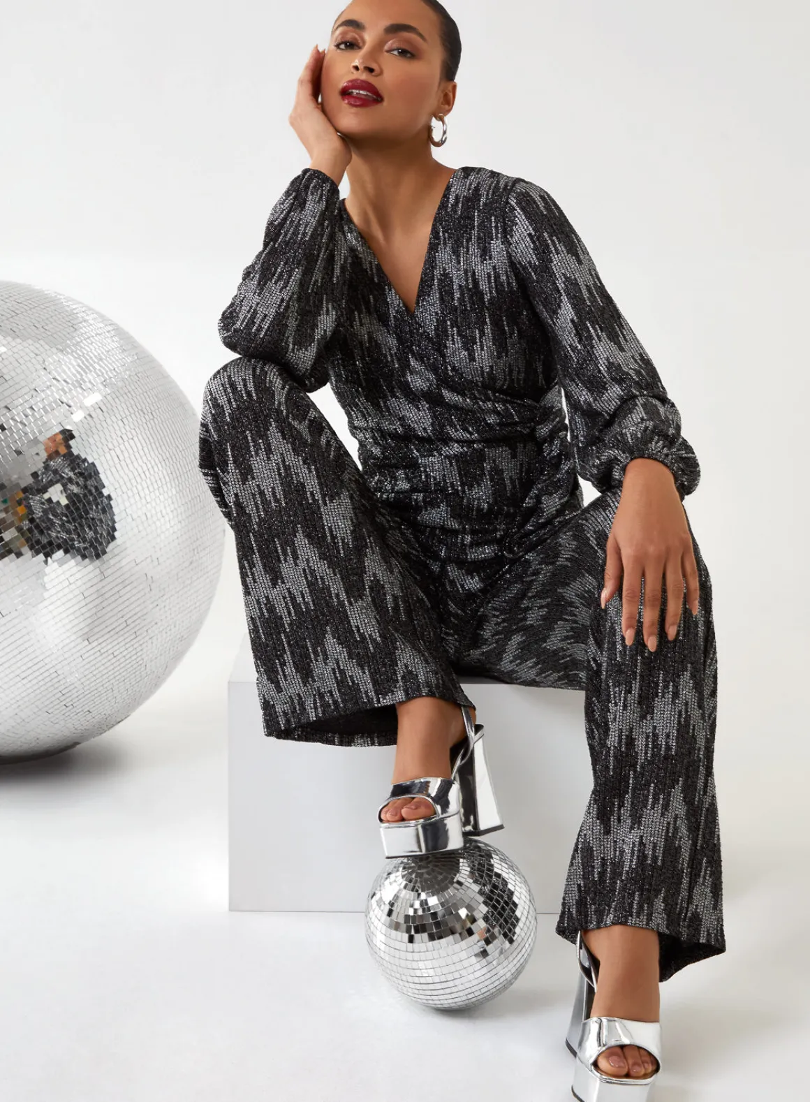Wrap Tie Jumpsuit