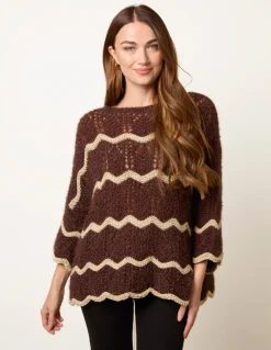 Zig Zag Metallic Jumper