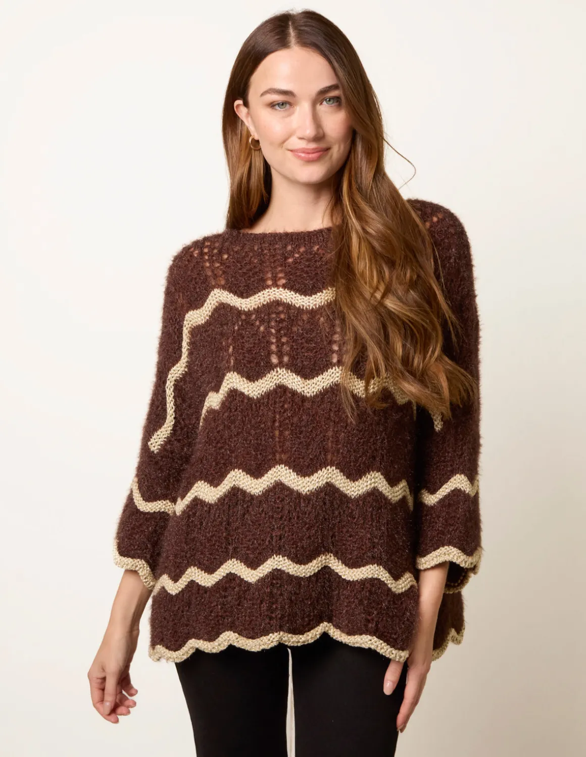 Zig Zag Metallic Jumper
